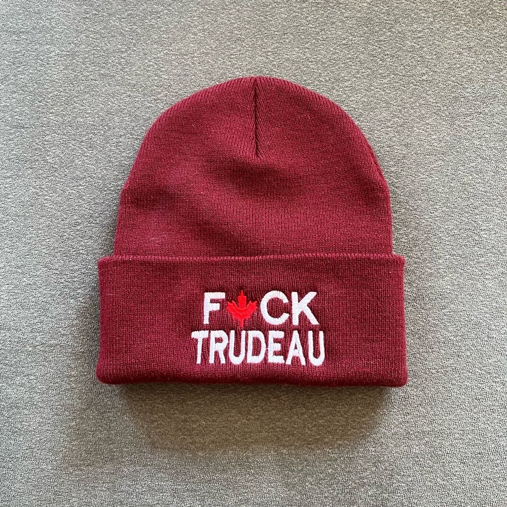 Embroidered Fu🍁k Trudeau Toque